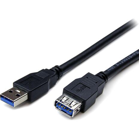 Καλώδιο Powertech USB 3.0 σε USB female CAB-U123 copper 1.5m μαύρο